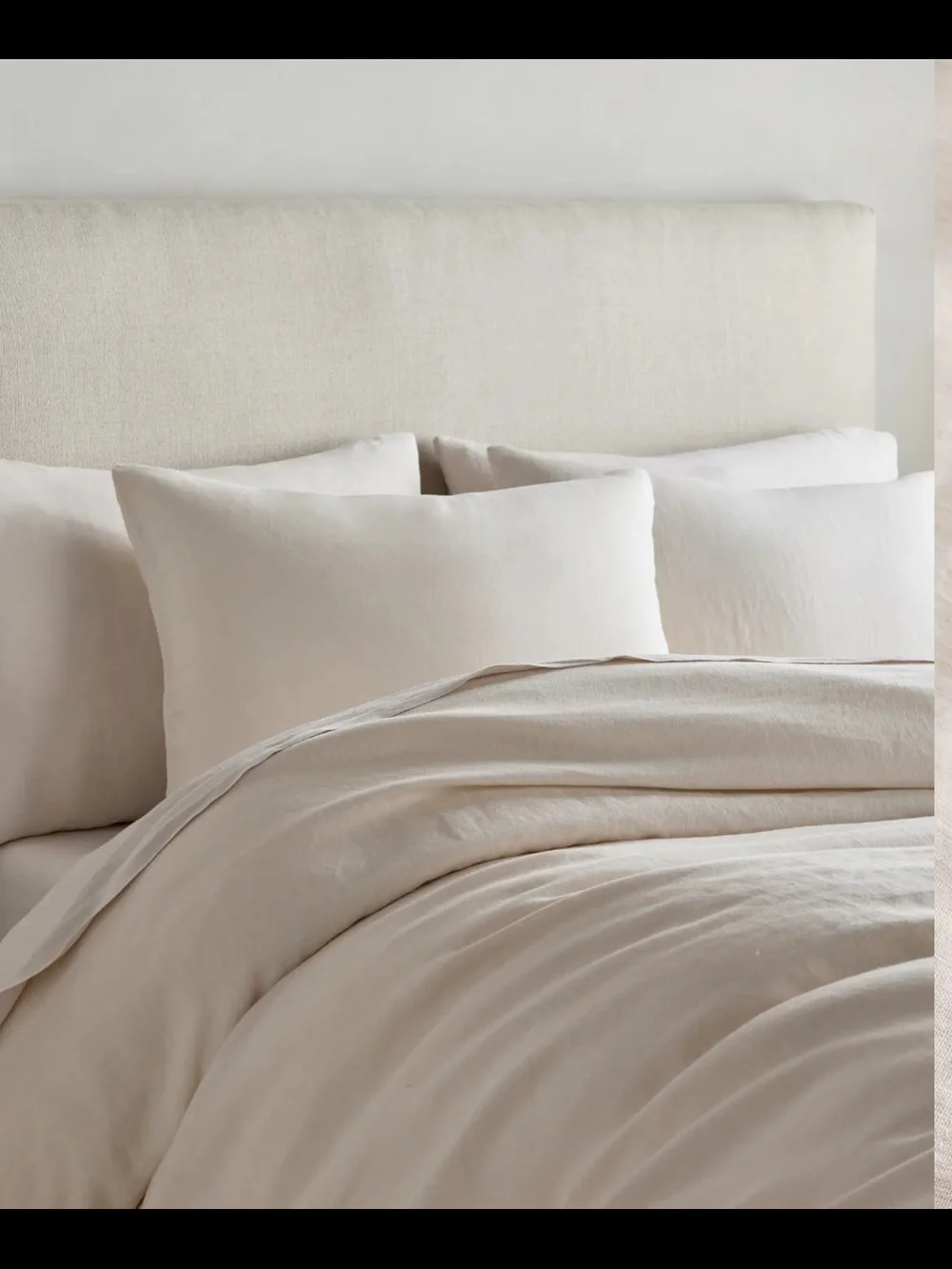 Quince European Linen Duvet Set King/Cal King With Shams Sand